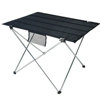 portable foldable table camping outdoor picnic furniture computer bed tables aluminium alloy ultra light folding hiking desk