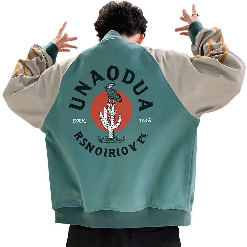 

Jacket Men's New Baseball Uniform Spring Autumn Couple Coat Trendy Casual Loose Fashion Brand Handsome Clothes Men's Clothing