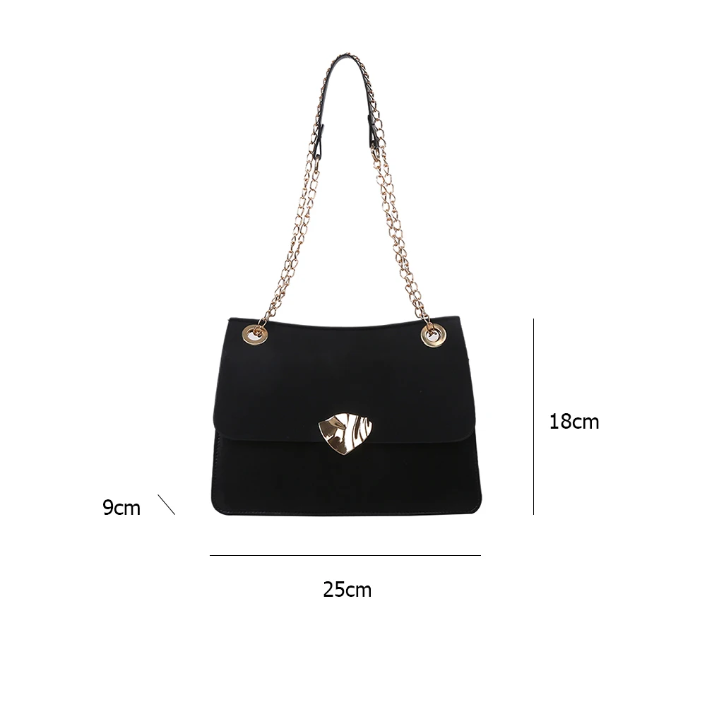 

Simple Scrub PU Messenger Bag Women Shell Hasp Hit Color Shoulder Handbags