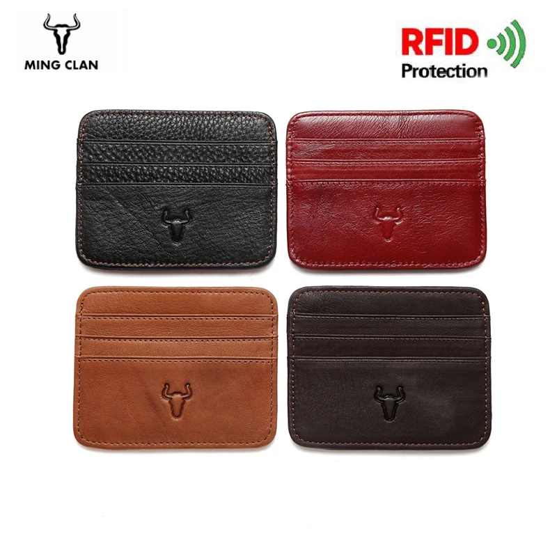 Модный женский тонкий держатель для кредитных карт мини-кошелек сумка черный