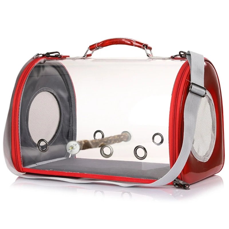 

Переноска для птиц 066F, переносная прозрачная дышащая легкая клетка для путешествий с птицами, для пеших прогулок