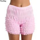 TiaoBug, летнее женское нижнее белье, кружевные трусики-шорты для танцев, очень мягкие трусики-боксеры