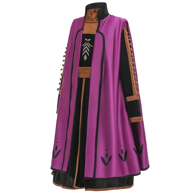 Платье принцессы Анны и Эльзы 2 Изящные детские карнавальные платья для девочек 3