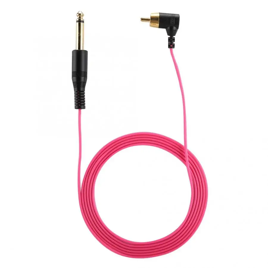 Tattoo Power Supply Right Angle Cord RCA Cable Line Connector Interface Insert Machine Conversion kit | Красота и здоровье