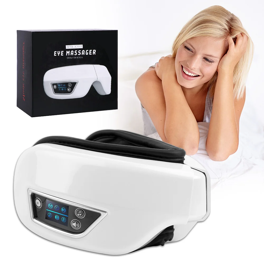

Electric Eye Massager Smart Massage Vibrators 6D Double Airbag Vibrators Pressure Therapy Massage Hot Compress Fatigue Relieve
