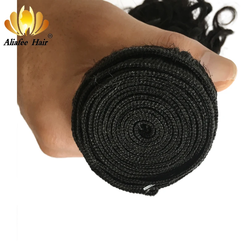 AliAfee волос бразильский надувной пучки вьющихся человеческие волосы плетение 8 10