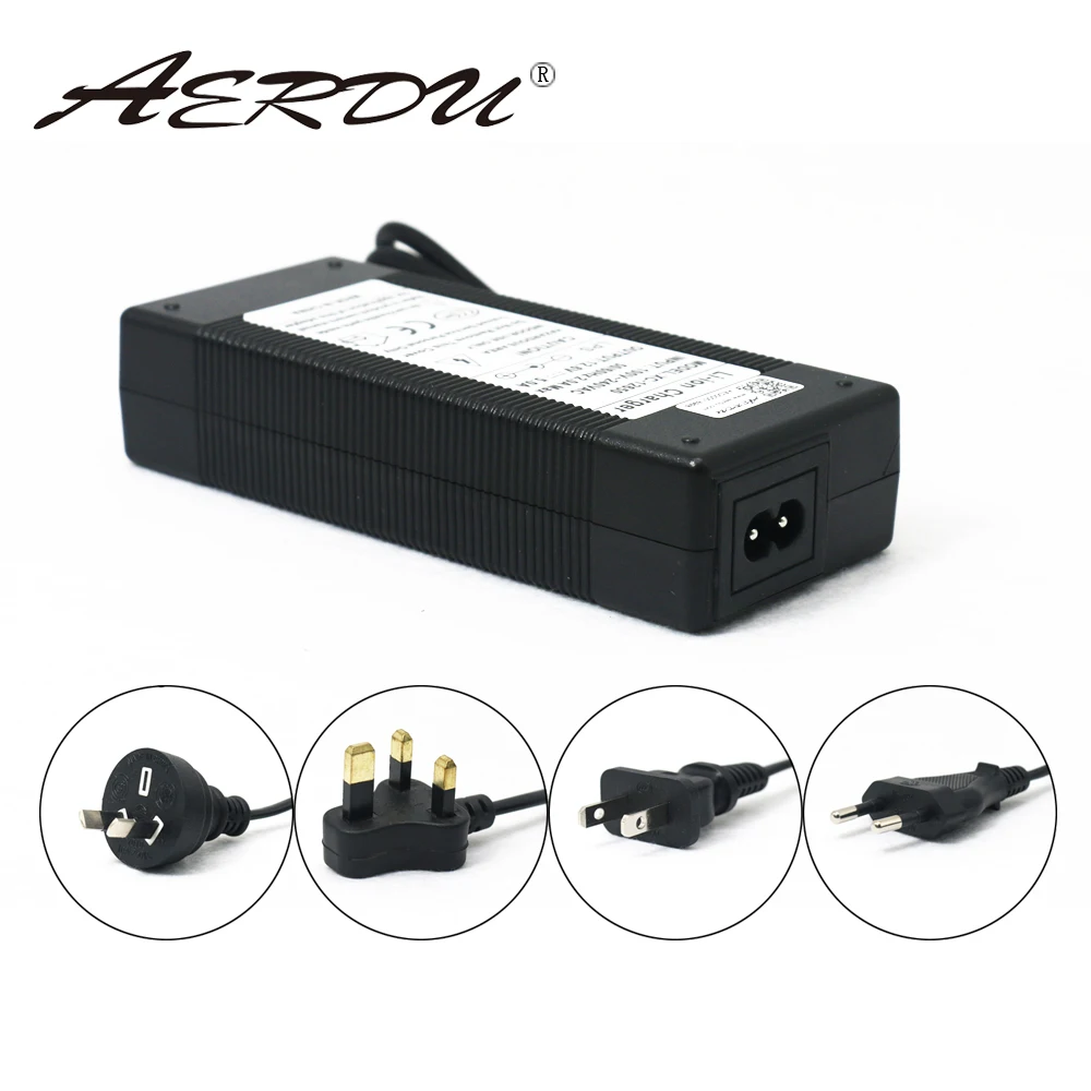 AERDU 3S 12,6 V 5A зарядное устройство адаптер питания 12V литиевый аккумулятор литий-ионный аккумулятор EU/US/AU/UK Разъем переменного и постоянного тока конвертер