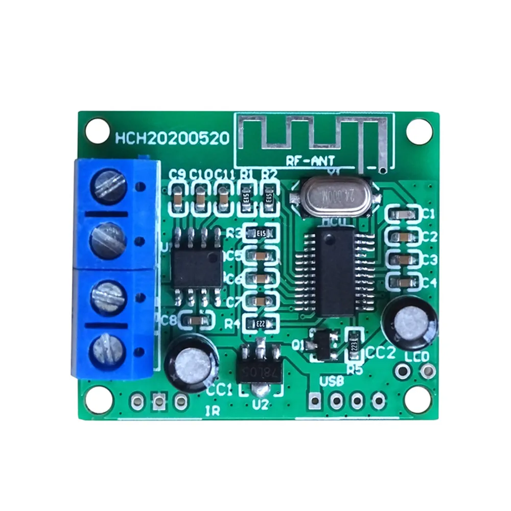 

Taidacent Mono 20W Power Amplifier Circuit 12V Bluetooth-compatible 5.0 Audio Amplifier Module TWS Charging Box Headphone PCBA