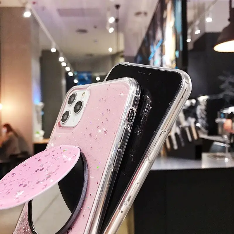 Мягкий Прозрачный блестящий чехол из ТПУ для телефона Xiaomi redmi note 9 5 6 7 8 pro 5A 4X 6A 7A A2