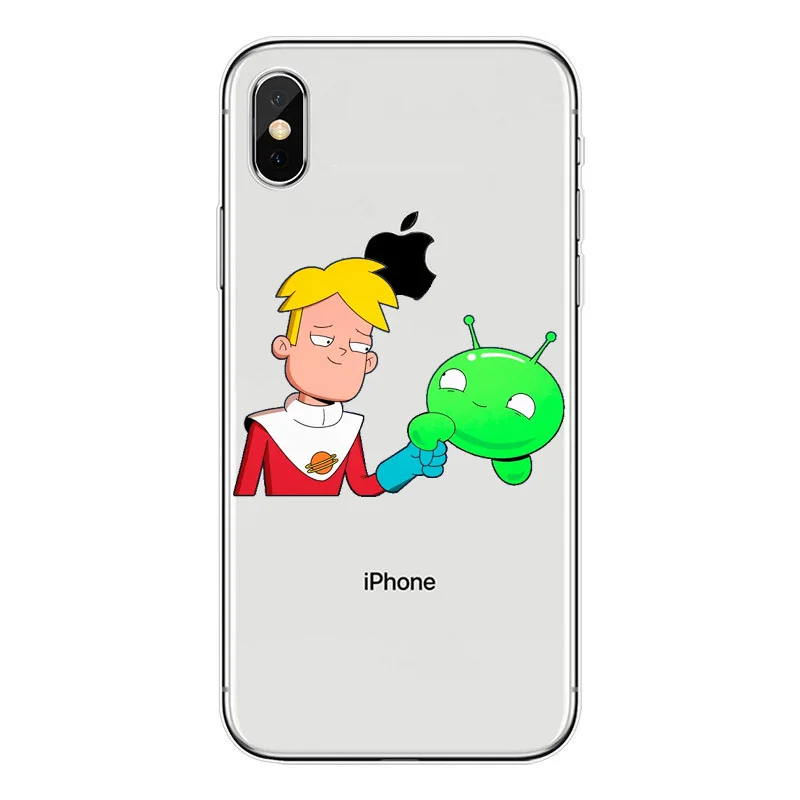 2018 Newest cartoon Final Spaces Case For iPhone X 10 6 6S 7 8 Plus XS XR MAX 5S SE Flexible Soft Silicone Phone Cover |