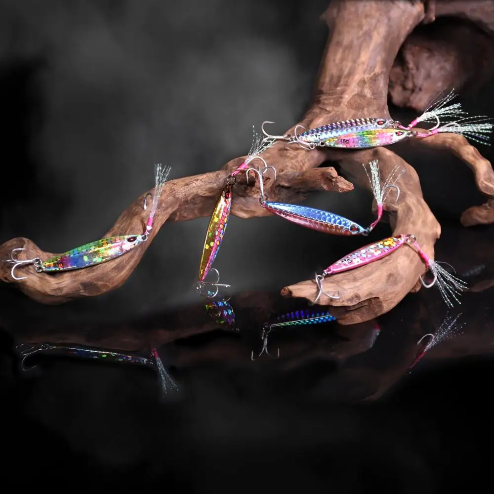 1 шт. Металическая дергающаяся Рыбная ложка 15g 21 г Пресноводная Рыбалка Жесткий