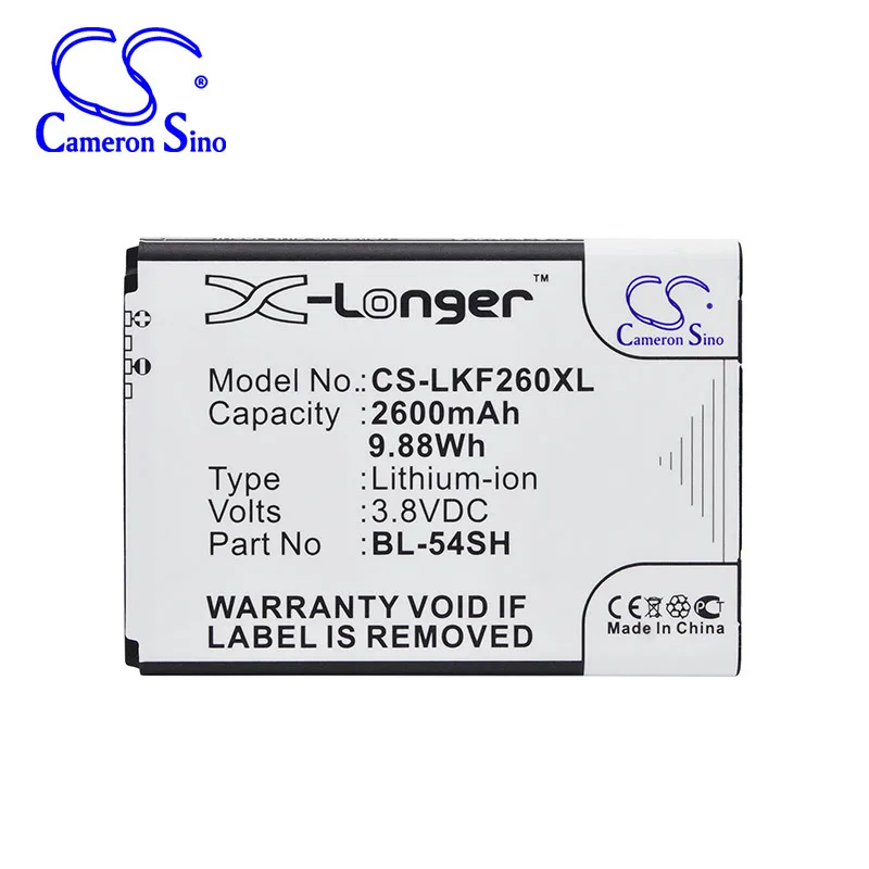 CameronSino для LG Bello 2 Dual II D331 D373 D405N D410 D722 D722K D724 BL-54SG BL-54SH F520 G2 G3 Beat батарея | Мобильные