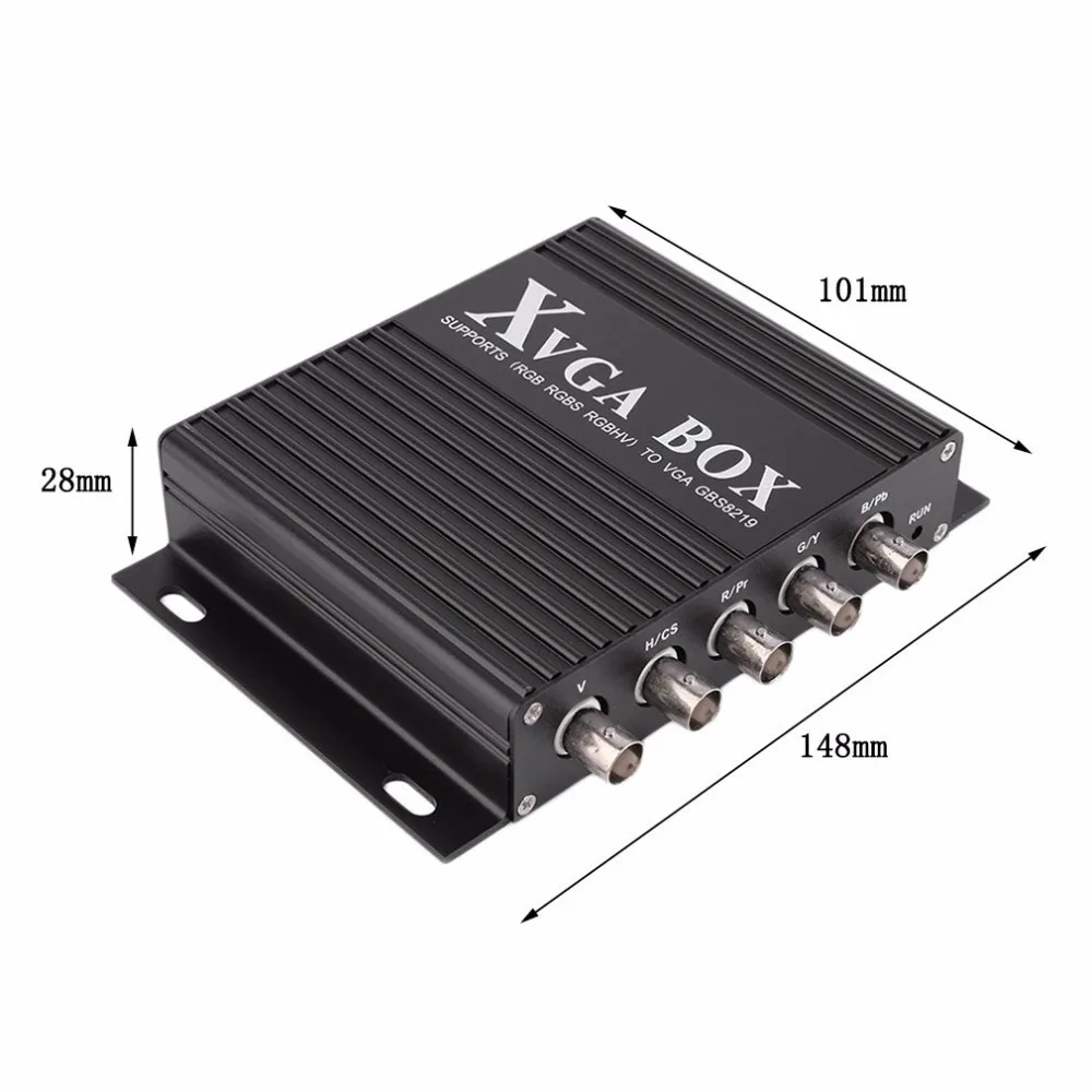 XVGA коробка Rgb Rgbs Rgbhv Mda CGA EGA на Vga промышленный монитор видео конвертер с США штекер