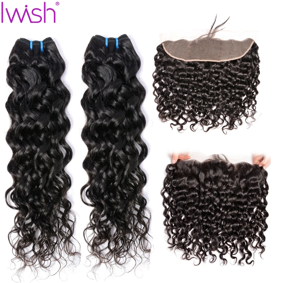 Волнистые пряди с фронтальной застежкой предварительно выщипанные фронтальные