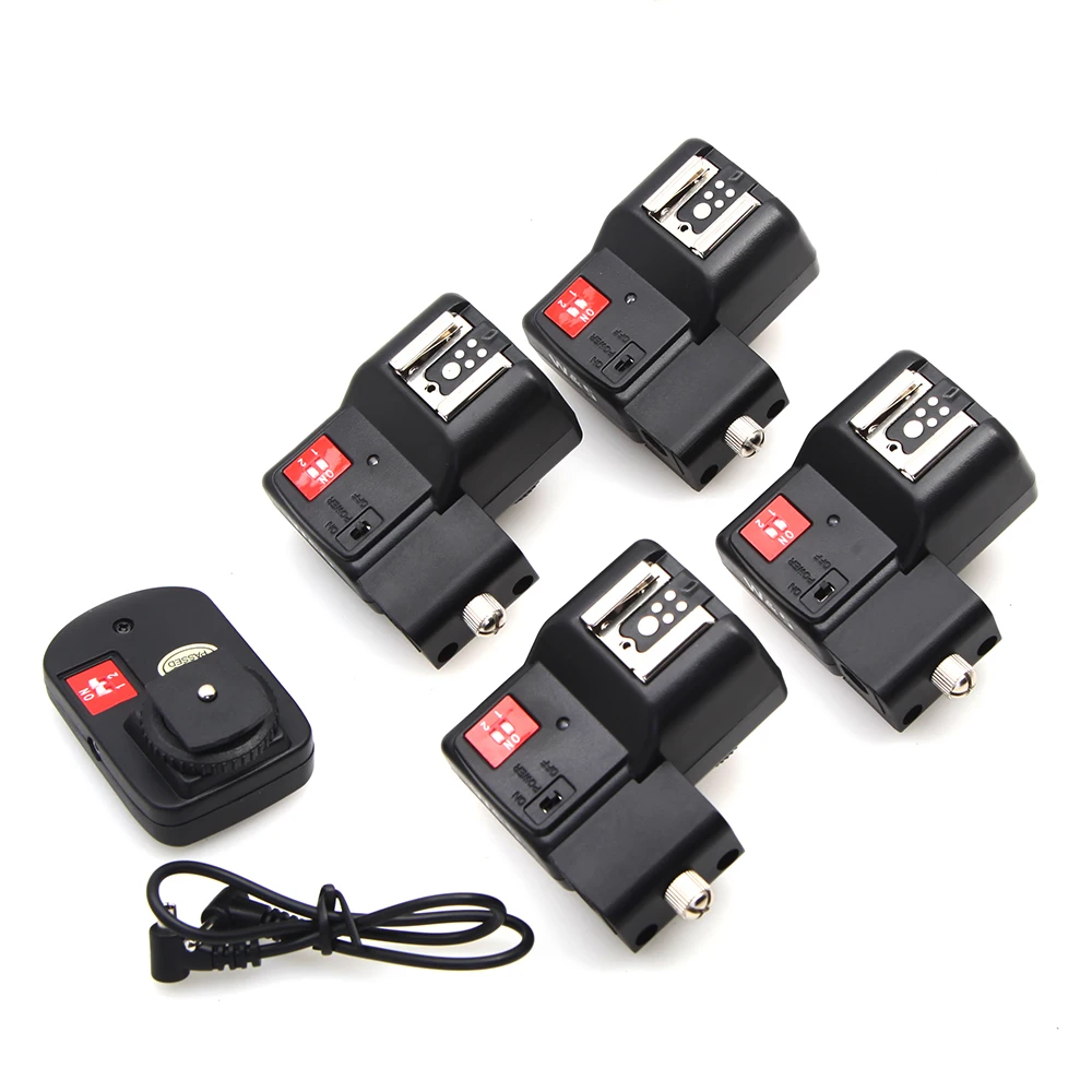 Беспроводной триггер для фотостудии 1 передатчик + 4 приемника с держателем зонта