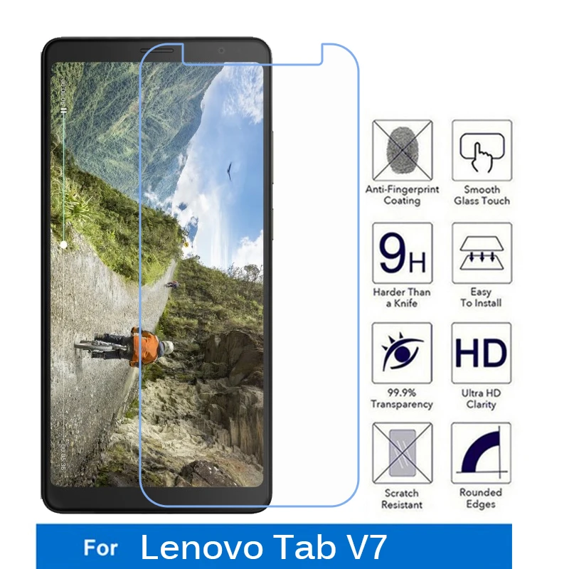 Закаленное стекло для Lenovo Tab V7 защитное Защита экрана TAB 0 3 мм | Мобильные телефоны