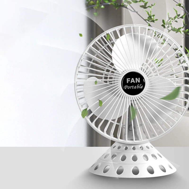 Электрический USB-вентилятор с большой головкой бытовой портативный