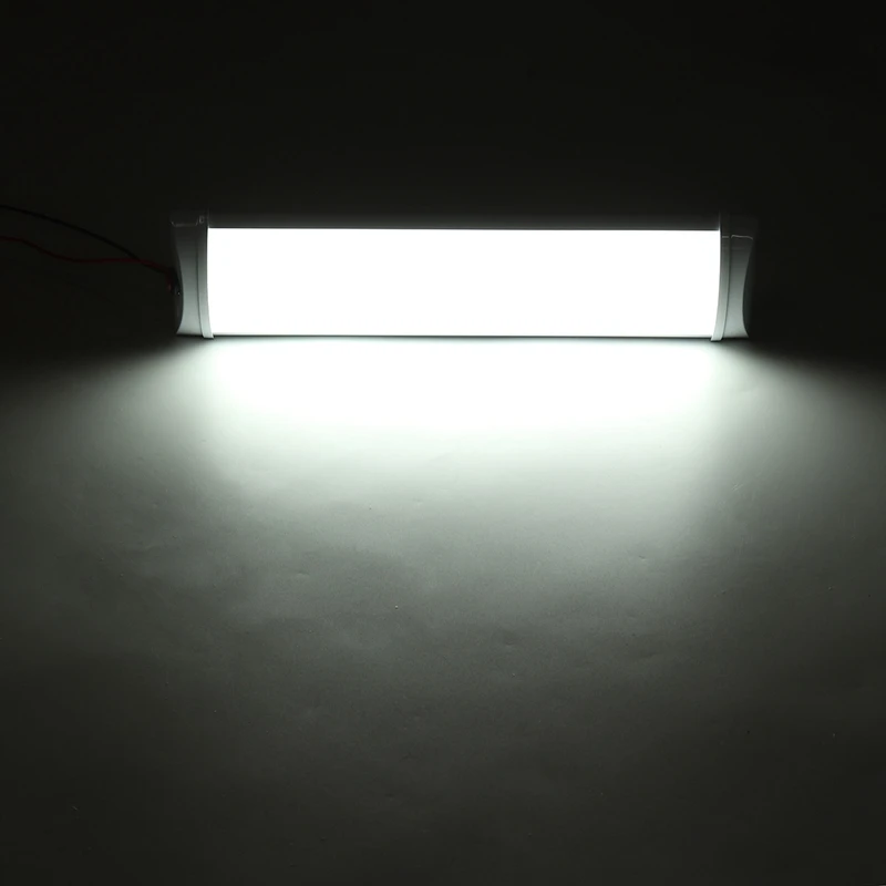 

Car Interior Led Light Bar 10W 72 LED White Light Tube with Switch for Van Lorry Truck RV for Camper Boat Indoor Ceiling light