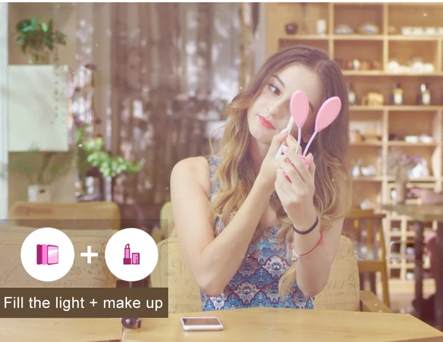 MAMEN USB зарядка светодиодный кольцевой светильник для селфи видео Освещение