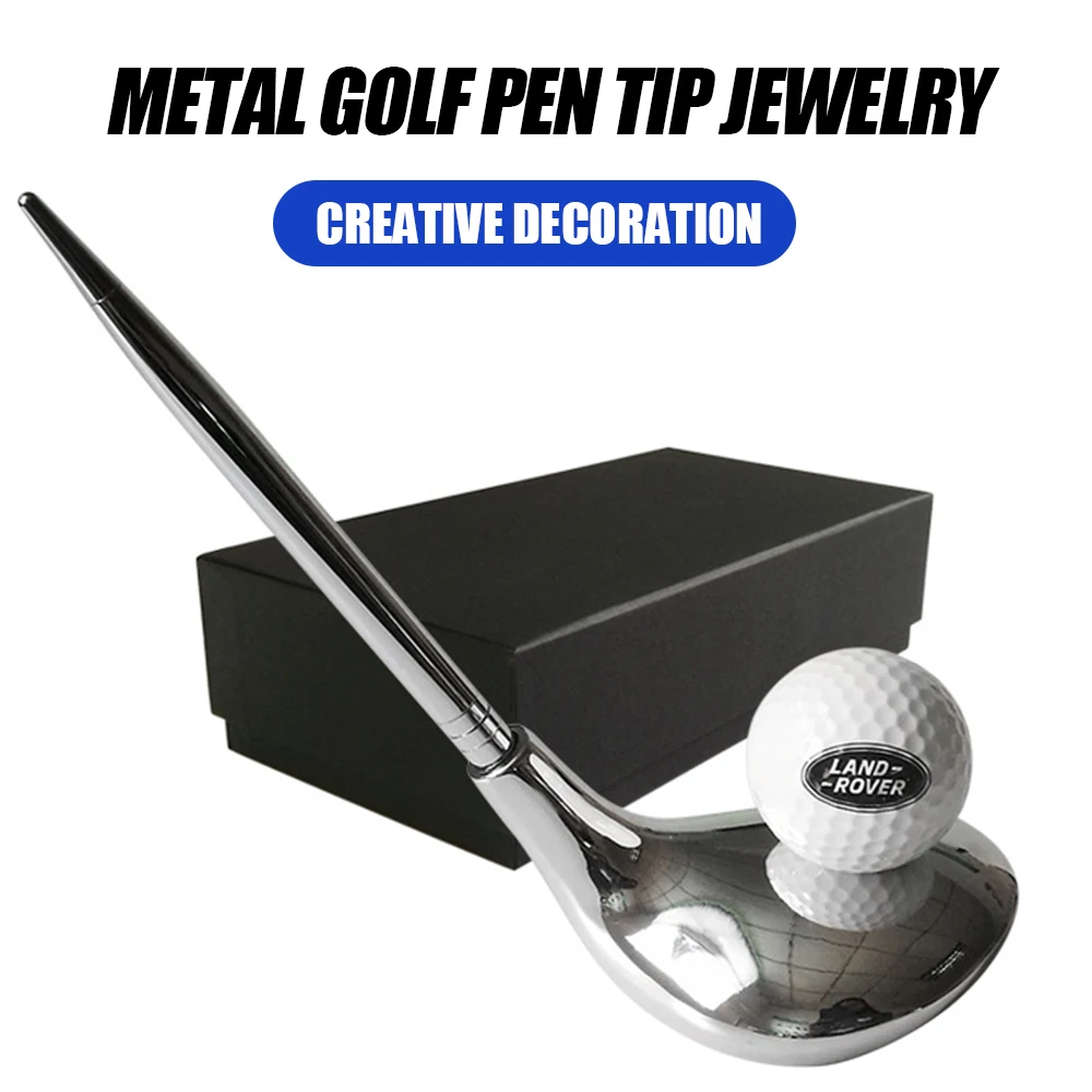 

Golf Head Pen Holder Golf Desk Decor Pen Golf Club Head Set Mini Golf Ball Pen Holder Desktop Decoration Mini Toy Gift Souvenir