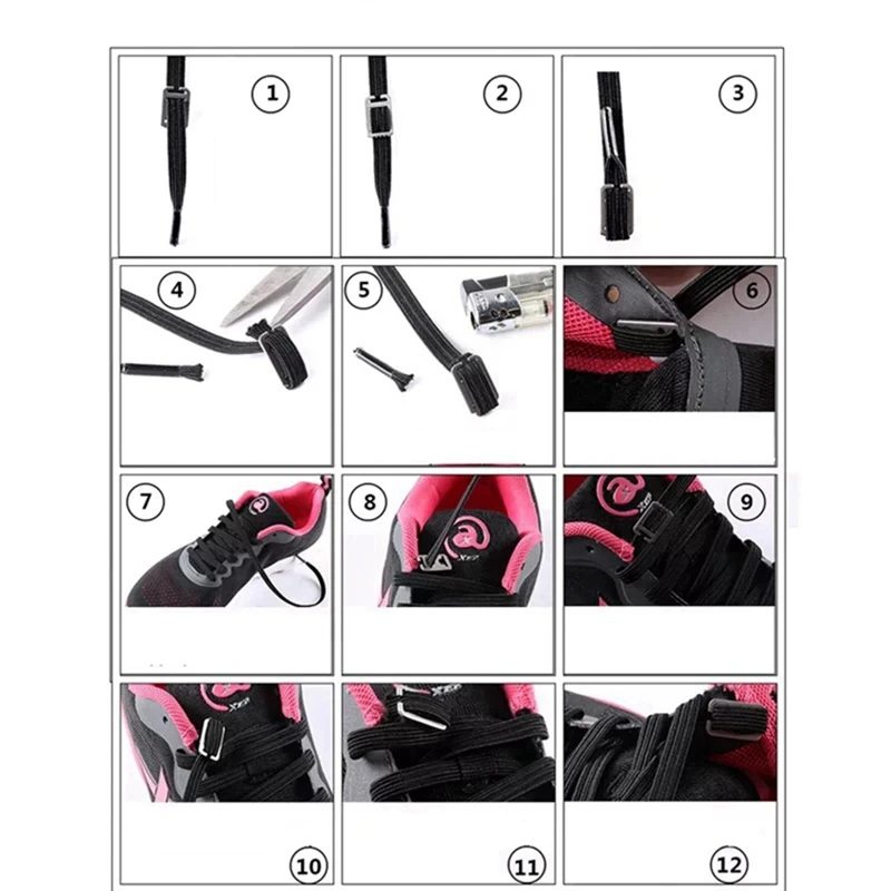 

Shoelaces 50 PCS stochastic color shipping Y553