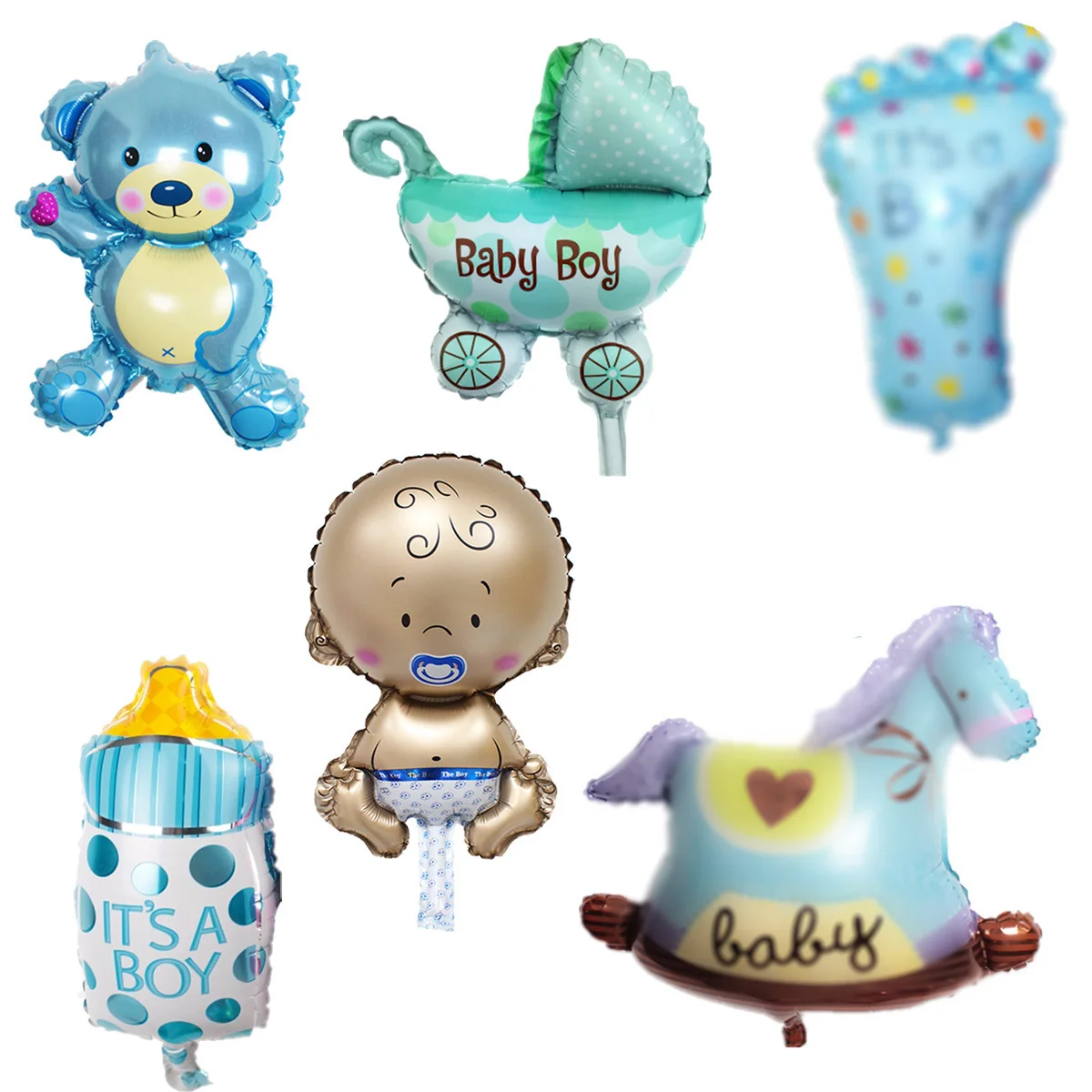 6 шт./компл. вечерние мини-Воздушные шары на день рождения для маленьких мальчиков