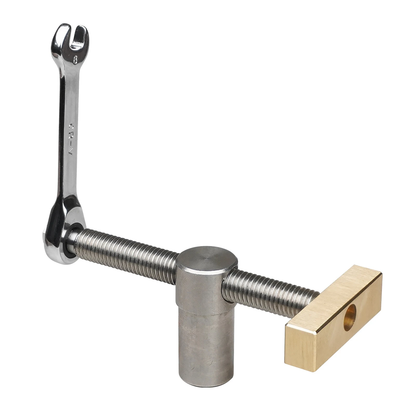 

DIY Clamp For Table Hole Practical Joinery Carpenter Stainless Steel Locking Woodworking Desktop Vise Tenon Accessories Portable