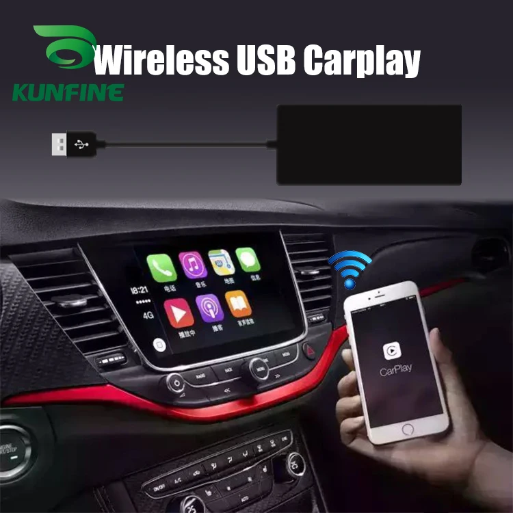 KUNFINE беспроводной Apple CarPlay ключ для Android автомобильный стерео блок USB Carplay палка с Android авто