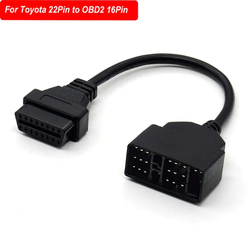 22-контактный к 16-контактный автомобильный адаптер OBD2 для Toyota Camry Prado Sienna Rav4 Corolla диагностический расширенный кабель аксессуары