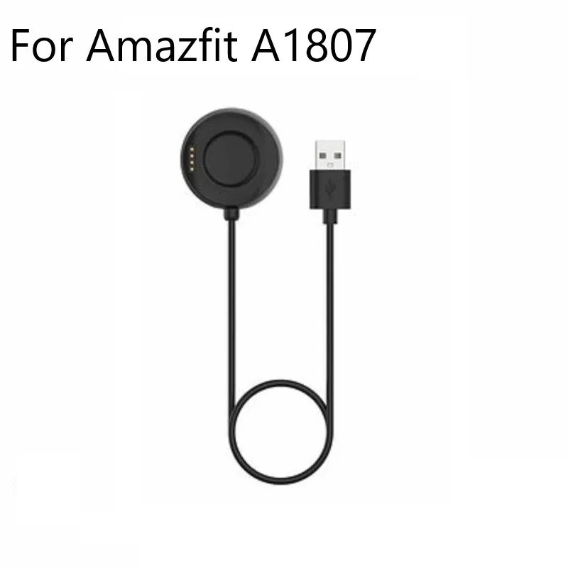 For Amazfit A1807 Зарядное устройство USB док-станция для Xiaomi AMAZFIT Pace/Bip A1608/A1607/A1702/A1712/A1807/A1913/stratos 2/GTR 42 мм 47 мм зарядное устройство для часов - Цвет: For Amazfit A1807