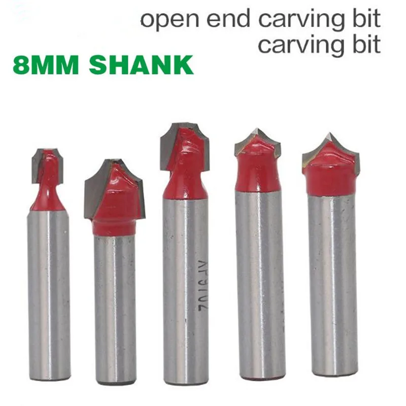 Высококачественные концевые фрезы 8 мм с хвостовиком закругленными носками