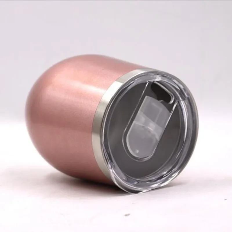 12 унций бокал для вина из нержавеющей стали чашка яиц 2 слоя вакуумная