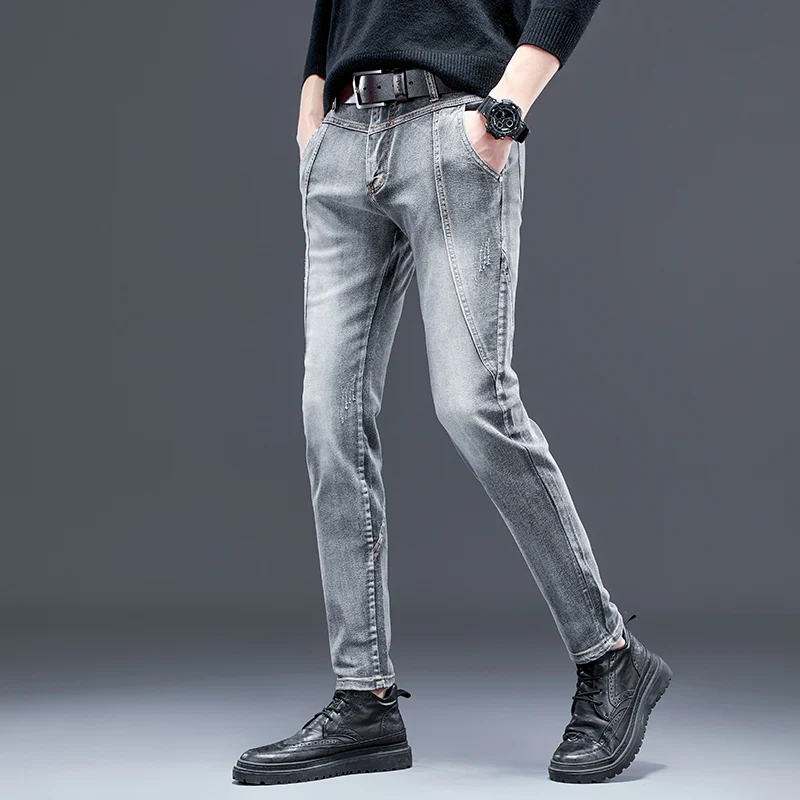 2021 лучшие бренды Лучшая цена удобные прямые джинсовые брюки мужские джинсы