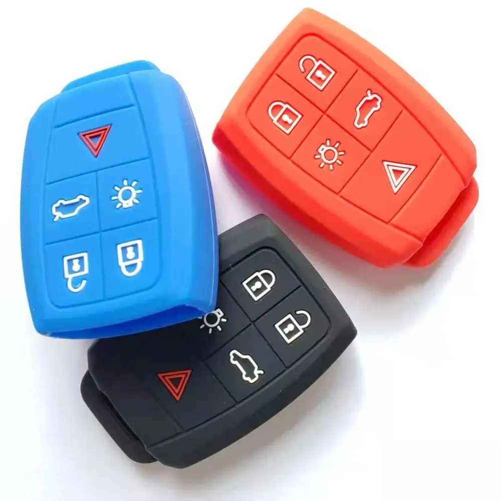 Автомобильный ключ Чехол протектор силиконовых кейсов для Volvo XC90 C70 S60 D5 V50 S40 C30