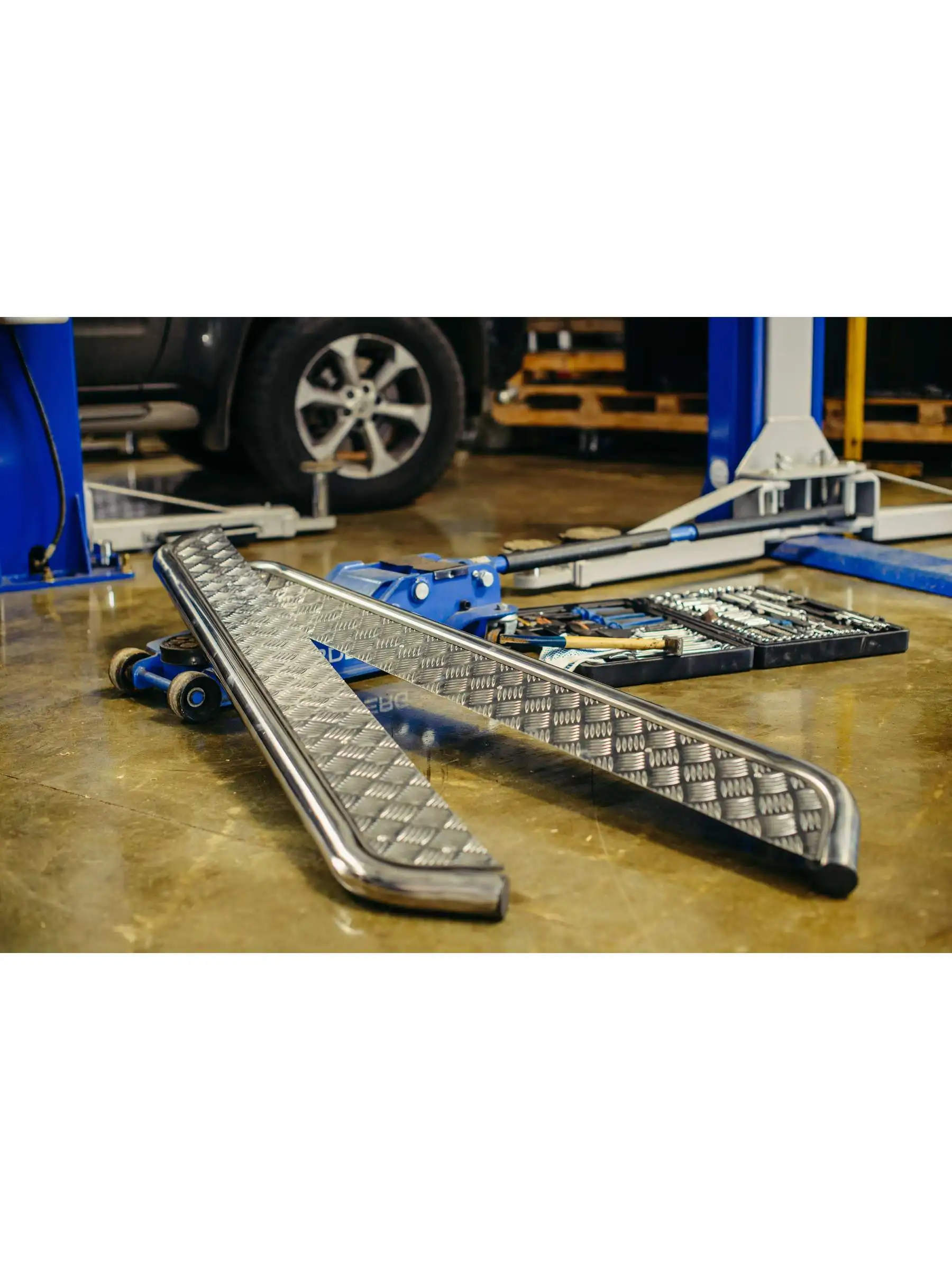 Running boards stainless steel for Kia Sportage 4 2016+|Буксиры и подвесные подножки| |