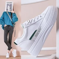 women wedge heels platform sneakers new white sneakers women shoes casual leather fashion vulcanize shoes heels sneakers femme