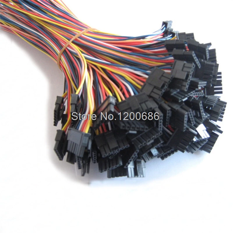 6PIN 15 см 22AWG Molex 3 0 мм 6pin 43645-0600 Мужской Силовой провод жгут Micro-Fit гнездо корпус