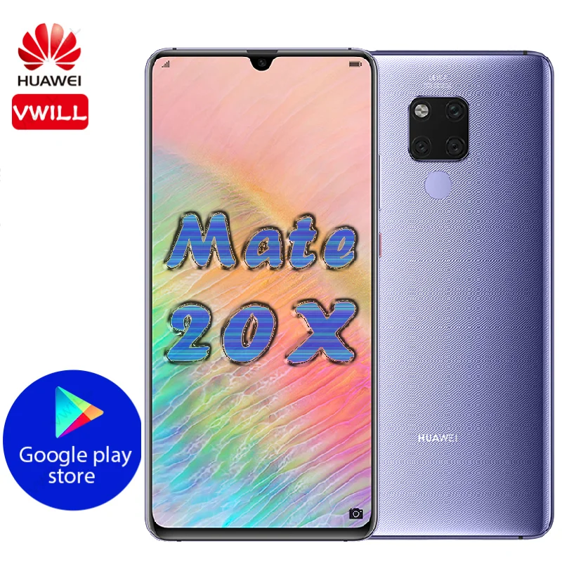 7,2 дюймов huawei mate 20 X мобильный телефон mate 20x Kirin 980 Восьмиядерный Andorid 9,0 QuickCharger 5000 мАч IP53
