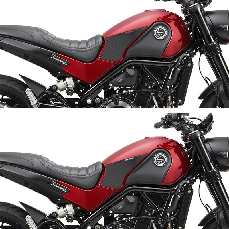

Motorcycle Accessories for Benelli Leoncino 500 BJ500-E Rubber Tank Stickers Anti Skid Protection Design Side Wear-resisting