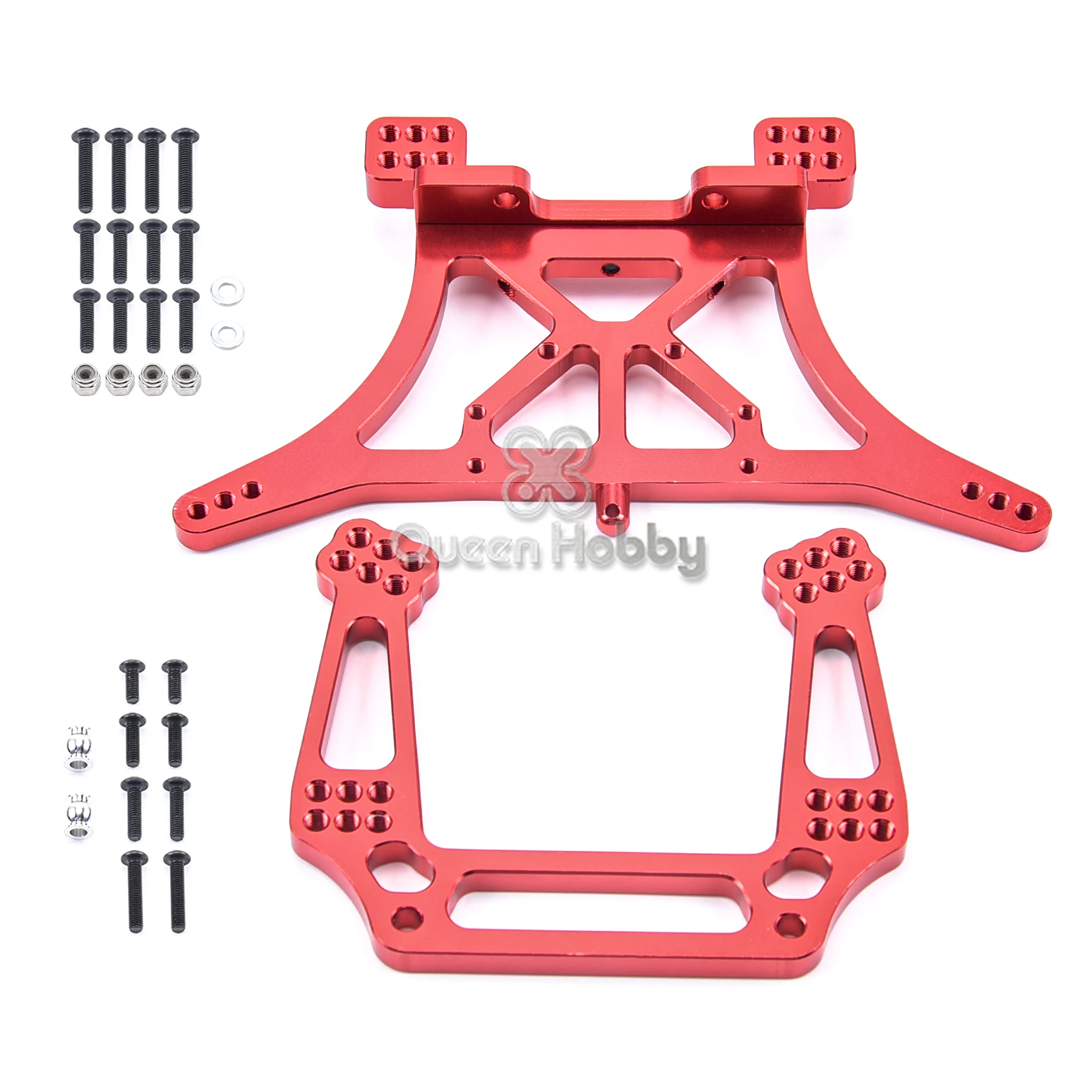 

Алюминиевая передняя и задняя амортизационная башня для Traxxas 1/10 Slash 2WD, нержавеющий станок VXL Skully Ford F150 Raptor, обновленные детали