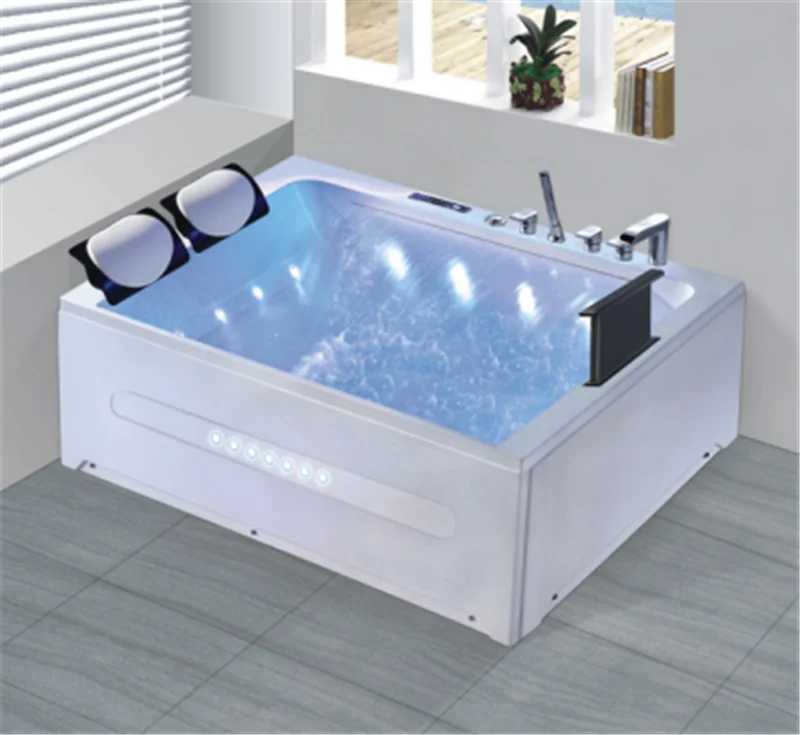Модное акриловое джакузи для массажа ванна с подушкой |