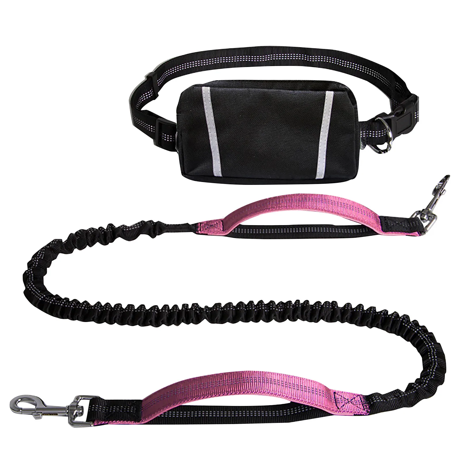 Новинка 2021 Светоотражающий поводок Тяговая веревка эластичный для собак бега