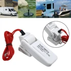 Поплавковый переключатель, 20 А, автоматический Электрический морской Трюмный насос, регулятор уровня постоянного тока, переключатель датчика потока, белый