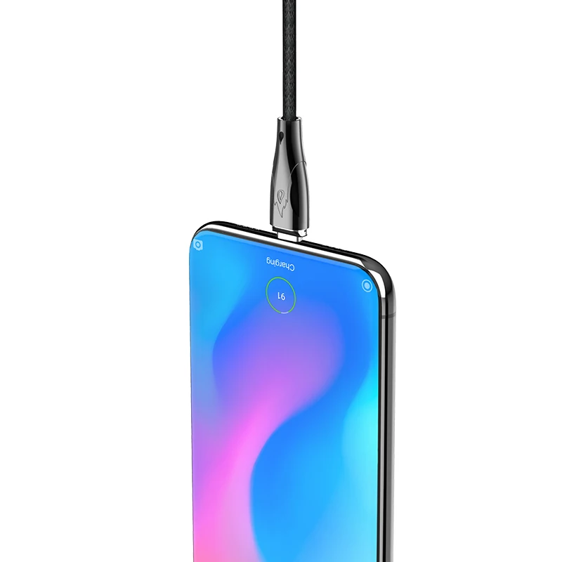Магнитный USB-кабель HOCO для iPhone 12 11 Xs Max Xr 8 7 кабель быстрой зарядки Тип C зарядное