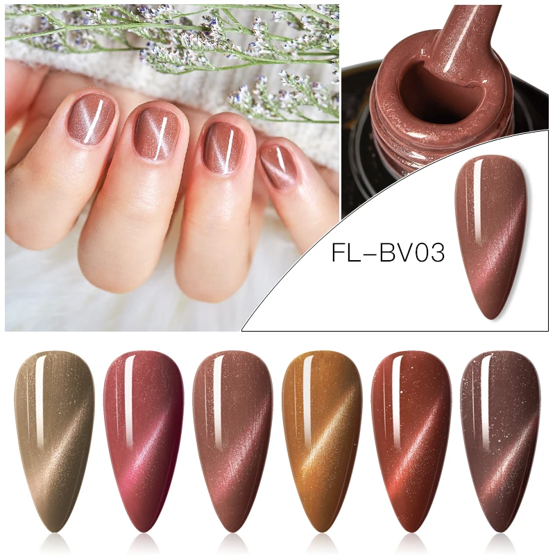 Четыре лилии кошачий глаз гель лак для ногтей магнитный эффект УФ светодиодный