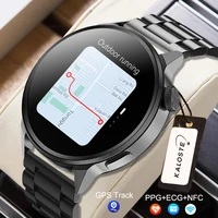 2022 new nfc smart watch men custom dial call sports gps track watches women heart rate ecg smartwatch for samsung huawei xiaomi