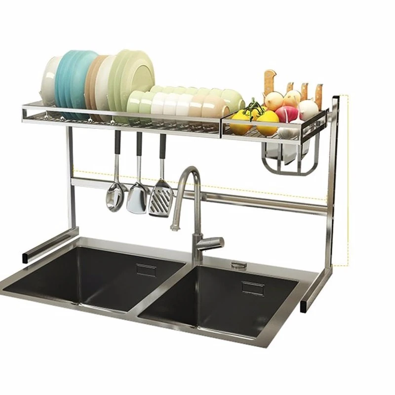 Almacenaje Rangement Cuisine Sink Pantry Refrigerator Organizer Stainless Steel Cozinha Organizador Cocina Mutfak Kitchen Rack | Дом и сад
