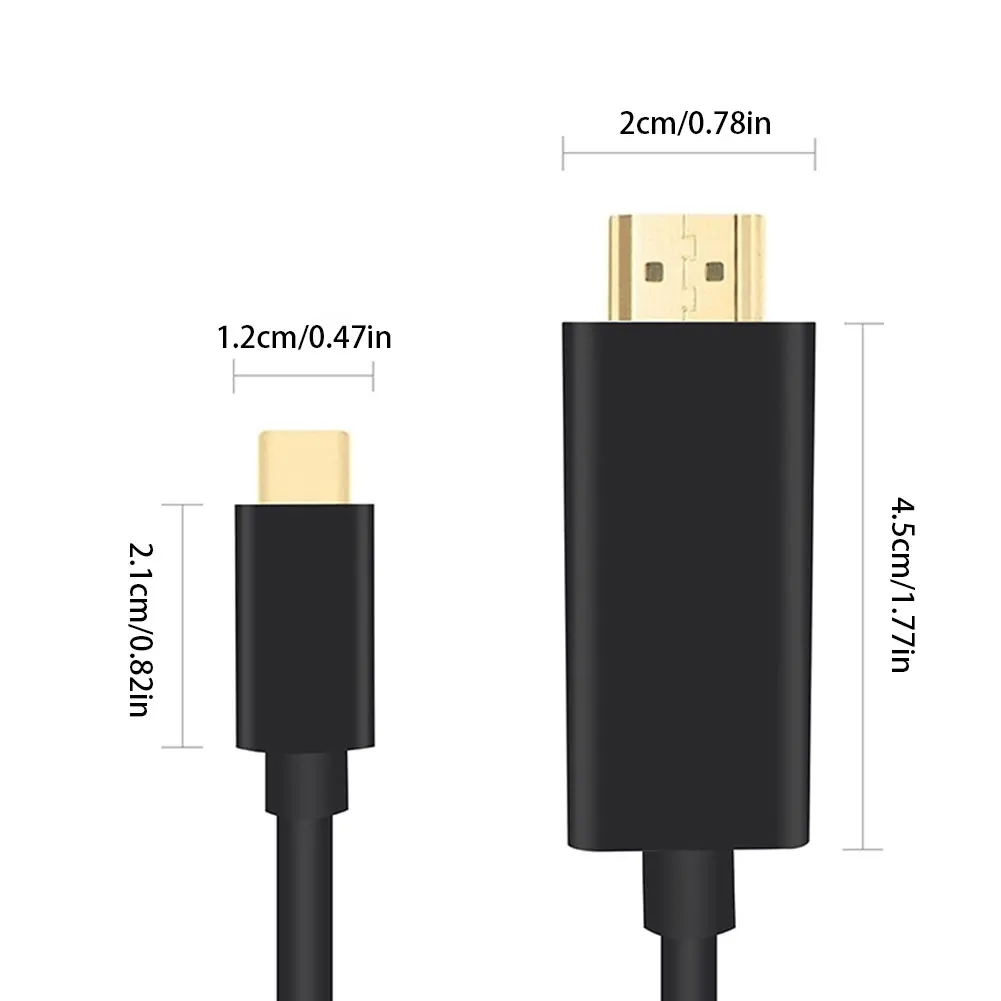 

Type-C To DP 4K60HZ HD Cable USB3.1 USB-C Notebook To DisplayPort HD Extend Adapter For PC Display Laptop Projector USB C Cable