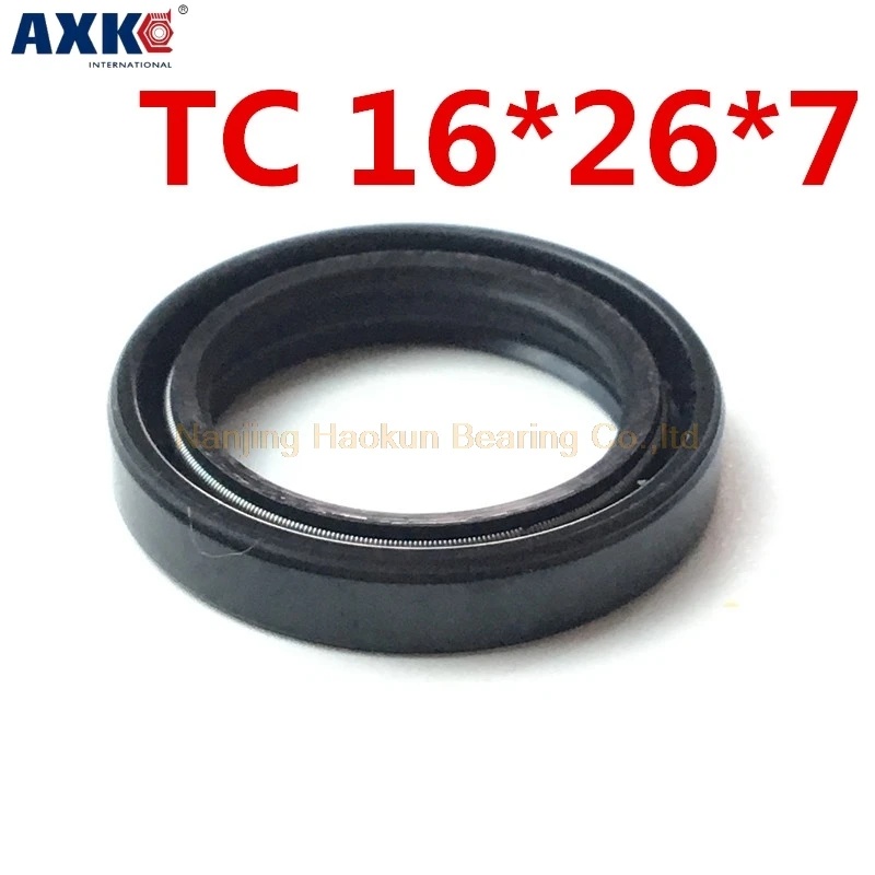 10 шт. AXK 16X26X7 TC16X26X7 NBR каркасный масляный уплотнитель 16*26*7 высококачественное