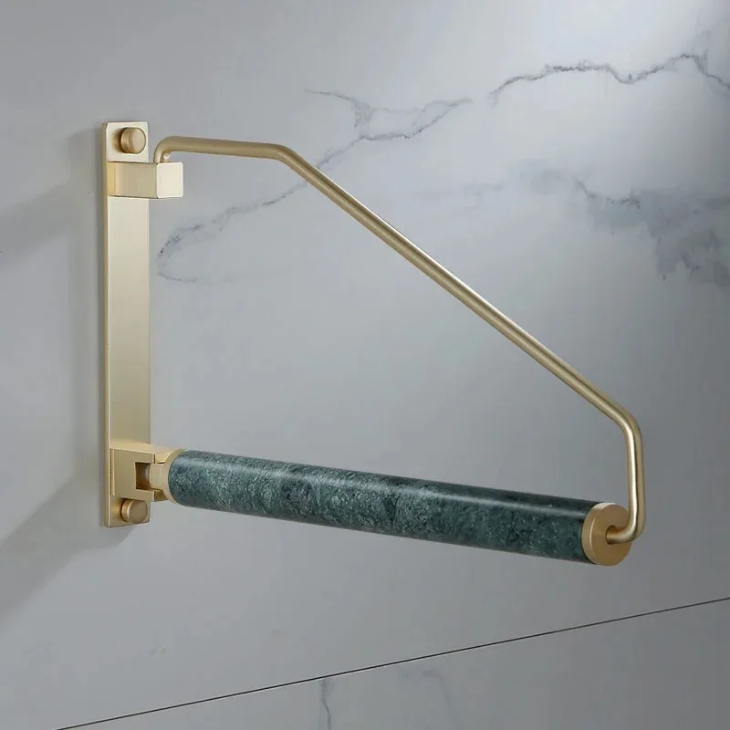 Антиокислительная латунная Бытовая Складная Выдвижная вешалка для одежды ручка